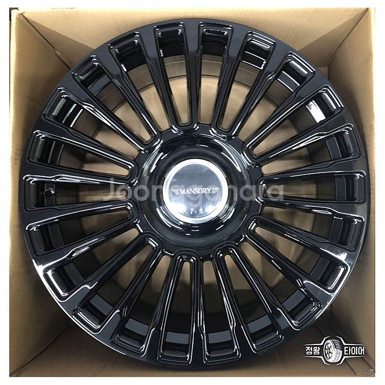 신품 휠 만소리 ST 20인치 현대 , 기아 전용신품 블랙휠(스피닝휠캡) 싼타페MX5 카니발KA4--5